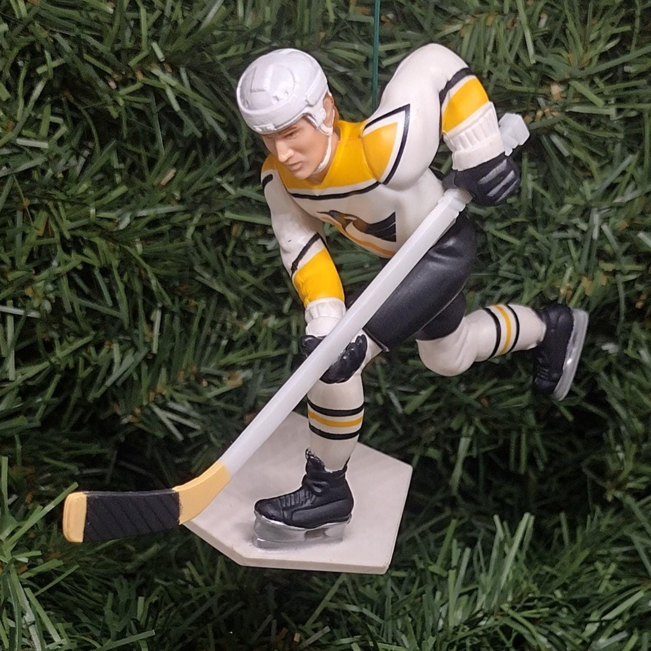 PITTSBURGH PENGUINS Ornaments Mario Lemieux/Jaromir Jagr/Tom Barrasso/Ron Tugnutt Christmas Tree NHL Hockey Unique Xmas Gift Idea