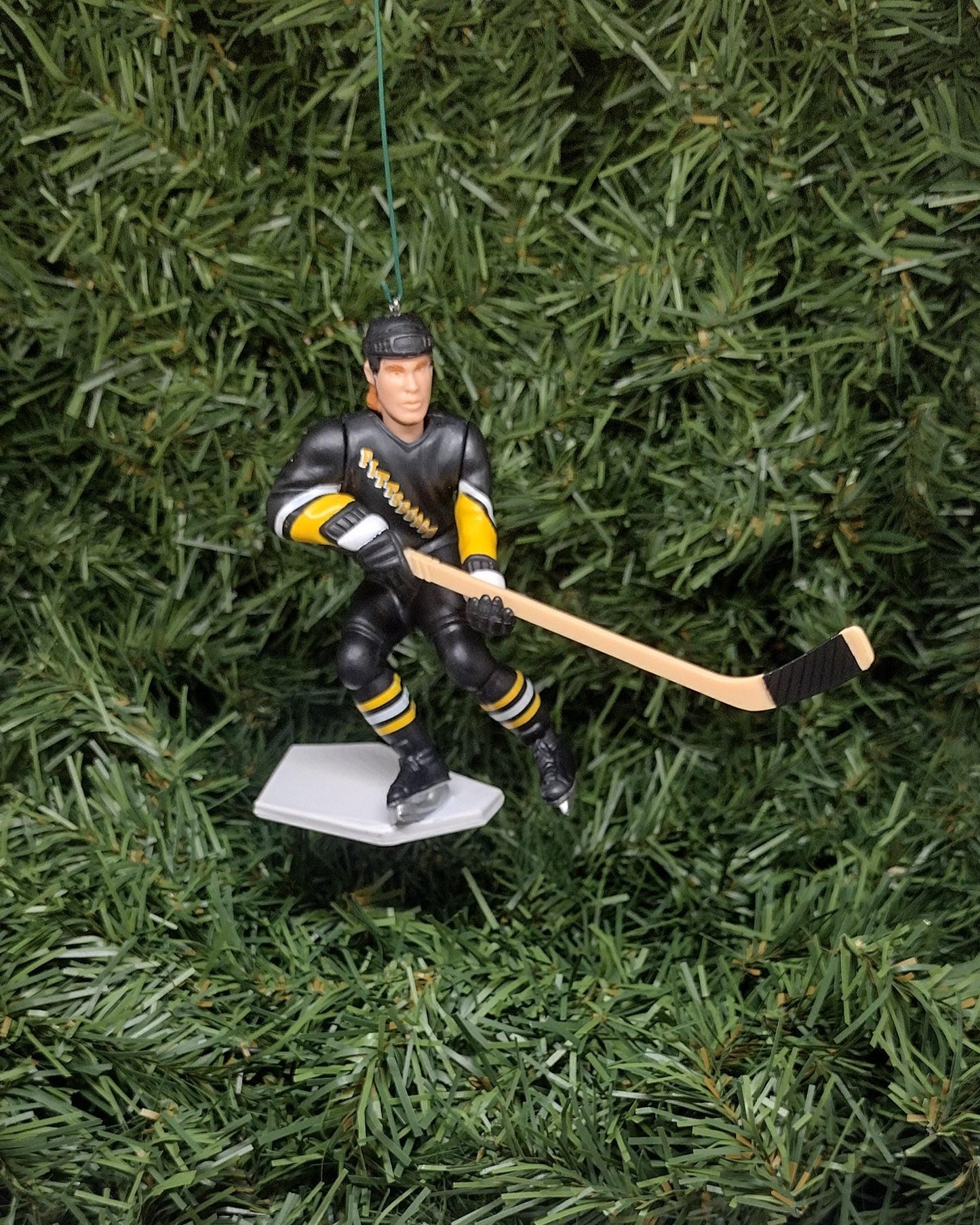 PITTSBURGH PENGUINS Ornaments Mario Lemieux/Jaromir Jagr/Tom Barrasso/Ron Tugnutt Christmas Tree NHL Hockey Unique Xmas Gift Idea