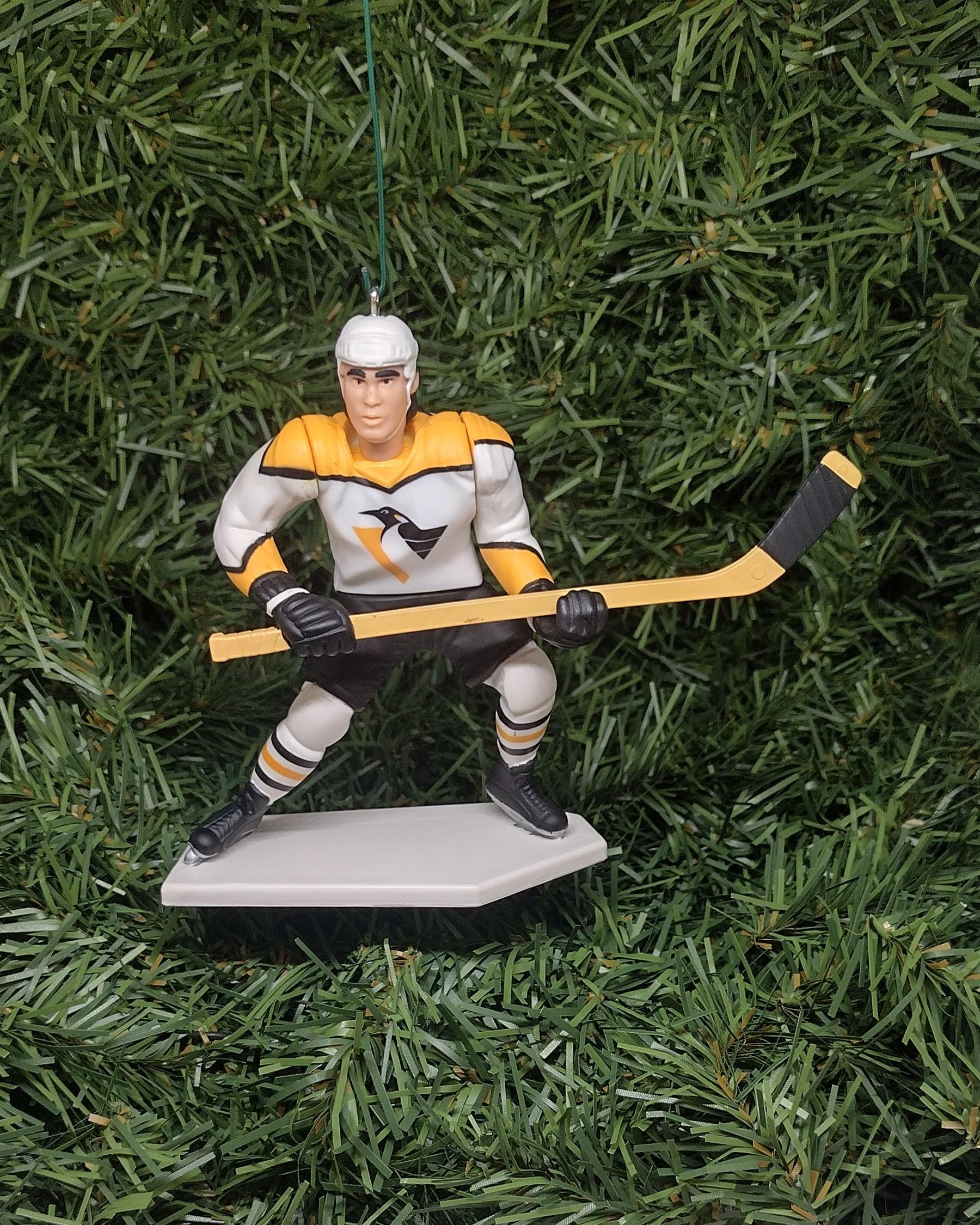 PITTSBURGH PENGUINS ornaments Mario Lemieux/Jaromir Jagr/Tom Barrasso/Ron Tugnutt Christmas tree nhl hockey unique Xmas gift idea