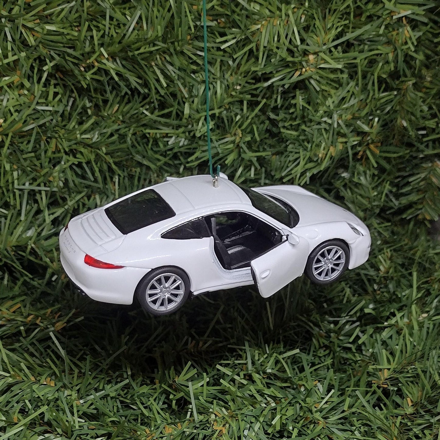 PORSCHE 911 Carrera S Ornament Christmas Tree Decoration Unique Gift Idea 991 White