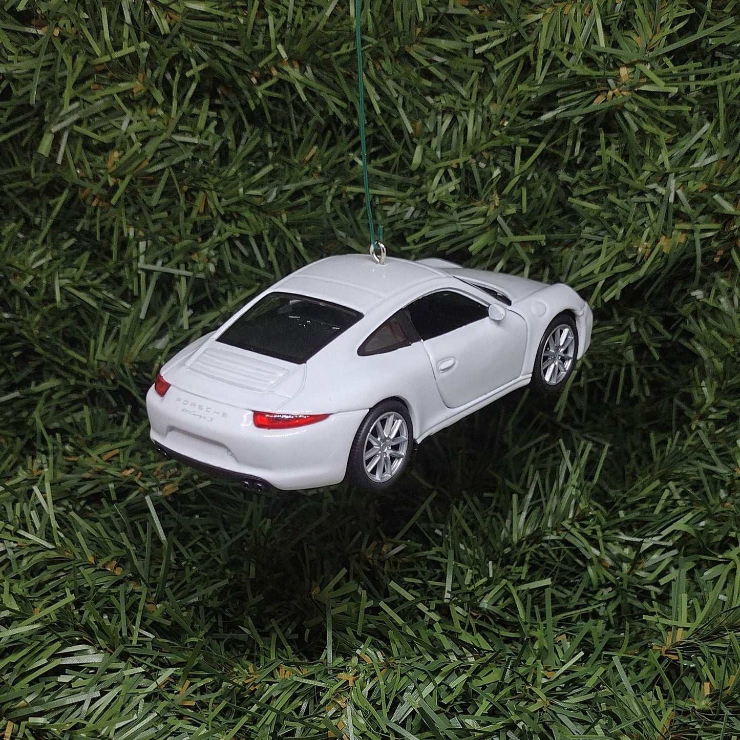 PORSCHE 911 Carrera S Ornament Christmas Tree Decoration Unique Gift Idea 991 White