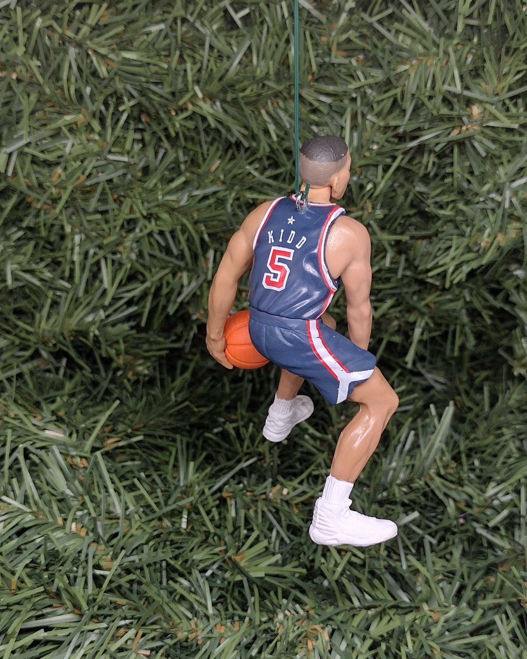 USA Olympic Basketball Ornament Christmas Tree Decoration unique gift idea Tim Duncan John Stockton Vince Carter Charles Barkley