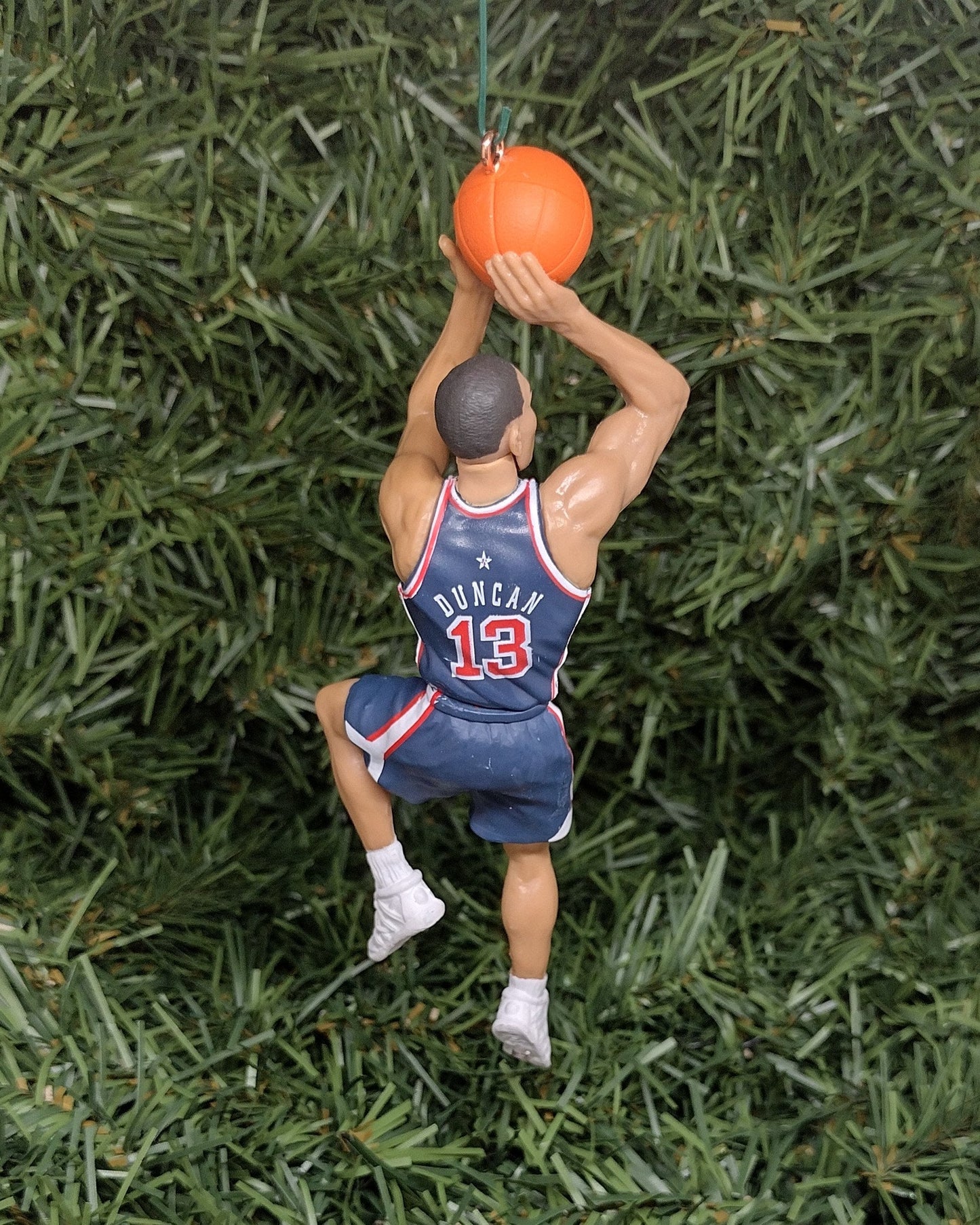 USA Olympic Basketball Ornament Christmas Tree Decoration unique gift idea Tim Duncan John Stockton Vince Carter Charles Barkley