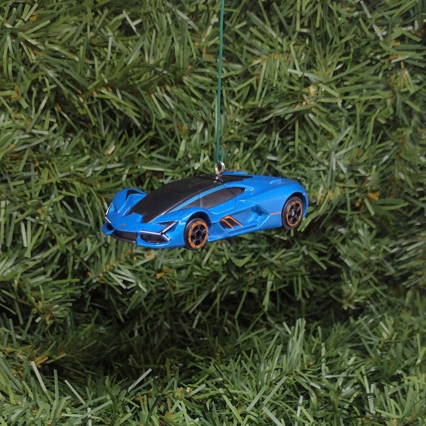 Lamborghini Ornament Terzo Millennio Christmas Tree Decoration Unique Gift Idea Lambo Blue White