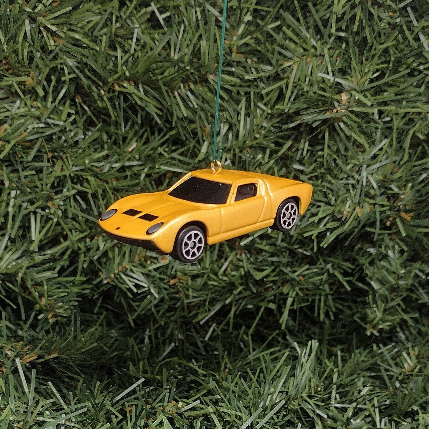 Lamborghini Ornament Miura P400 Christmas Tree Decoration Unique Gift Idea Lambo