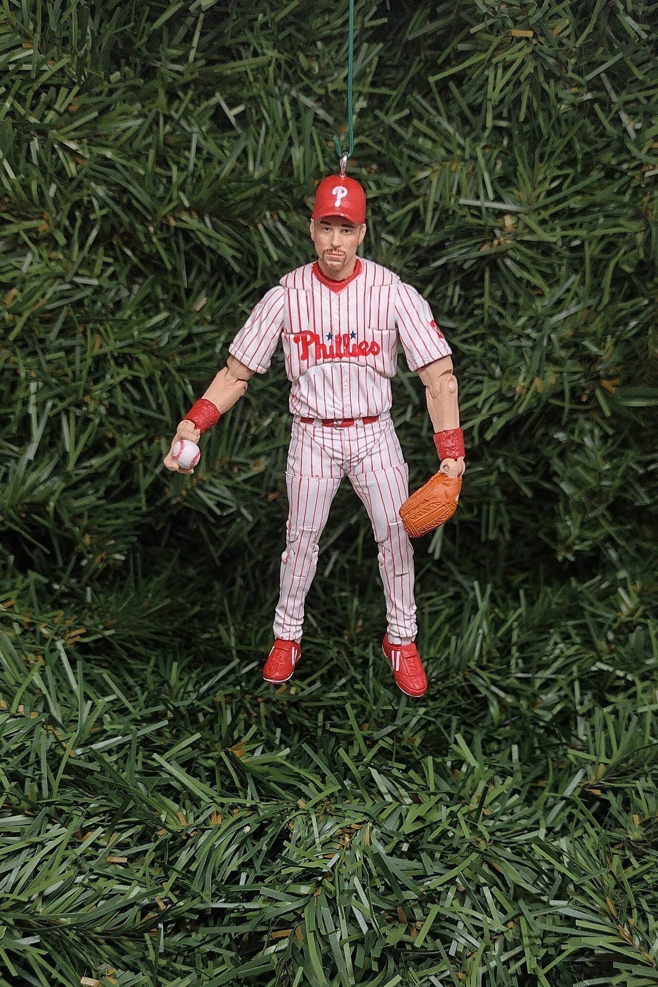 PHILADELPHIA PHILLIES Ornament Roy Halladay Christmas Tree Decoration MLB Baseball Unique Xmas Gift Idea