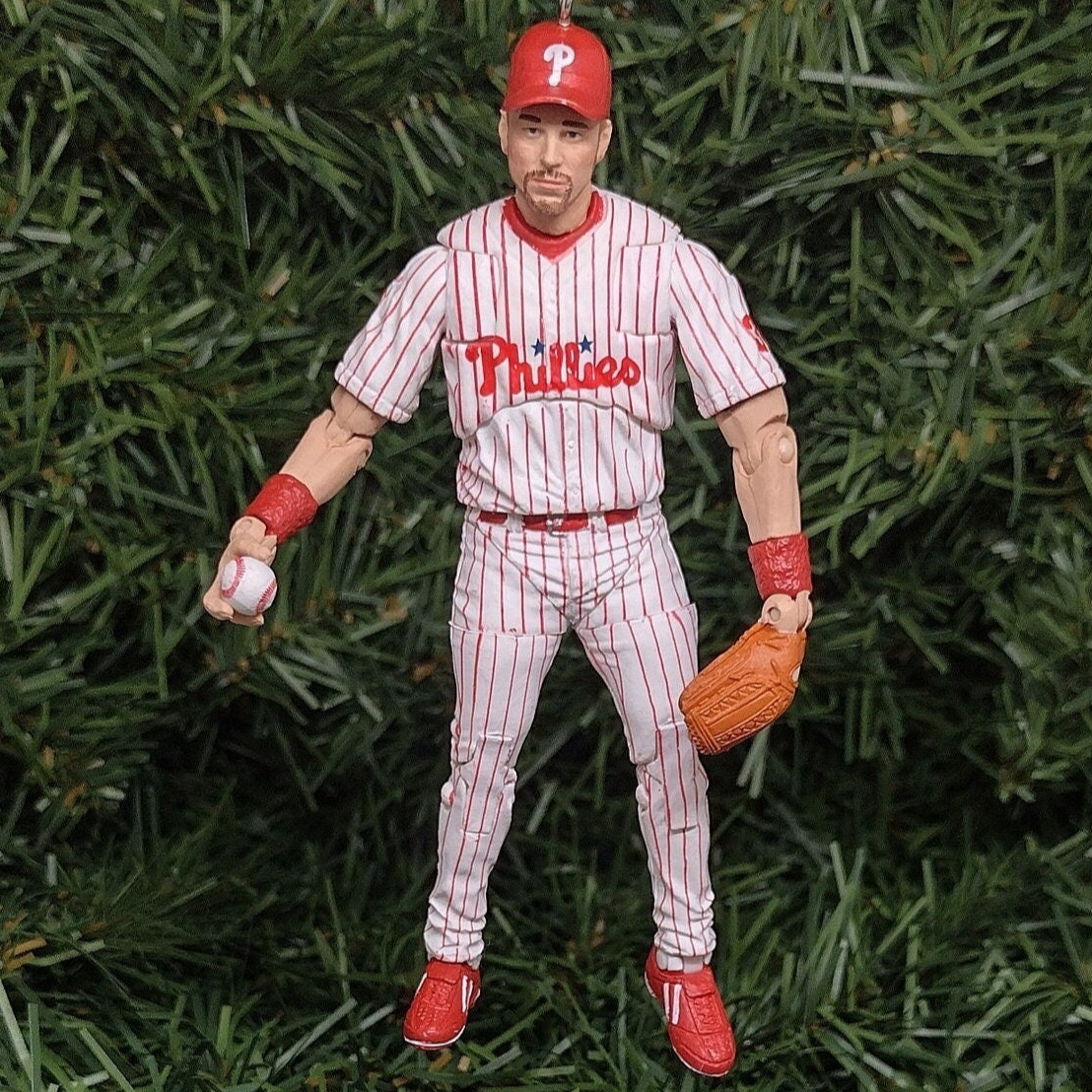 PHILADELPHIA PHILLIES Ornament Roy Halladay Christmas Tree Decoration MLB Baseball Unique Xmas Gift Idea