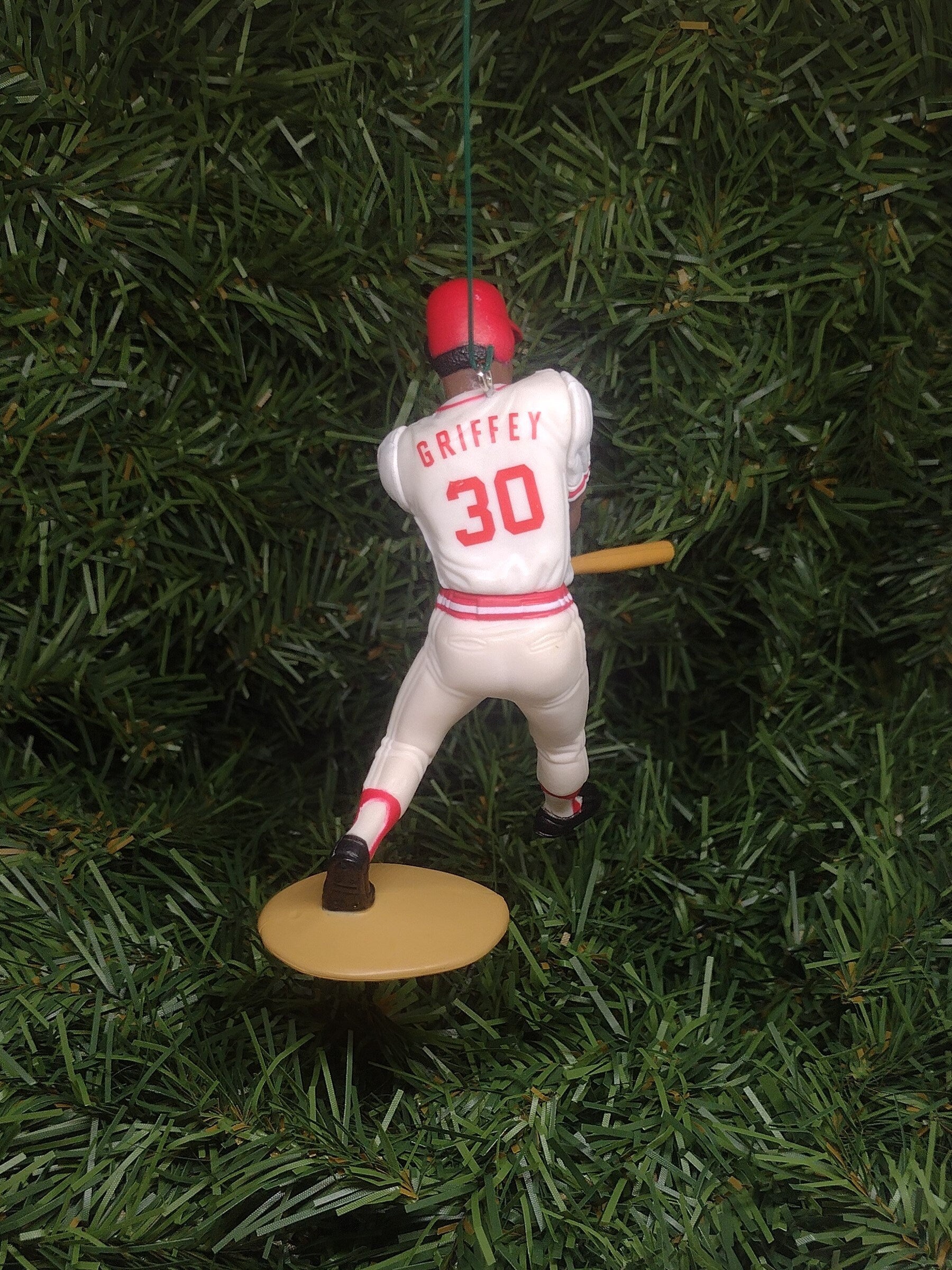 Cincinnati Reds Ornament Christmas Gift Idea Ken Griffey Sr Unique Xmas Tree Decoration MLB Baseball Figure