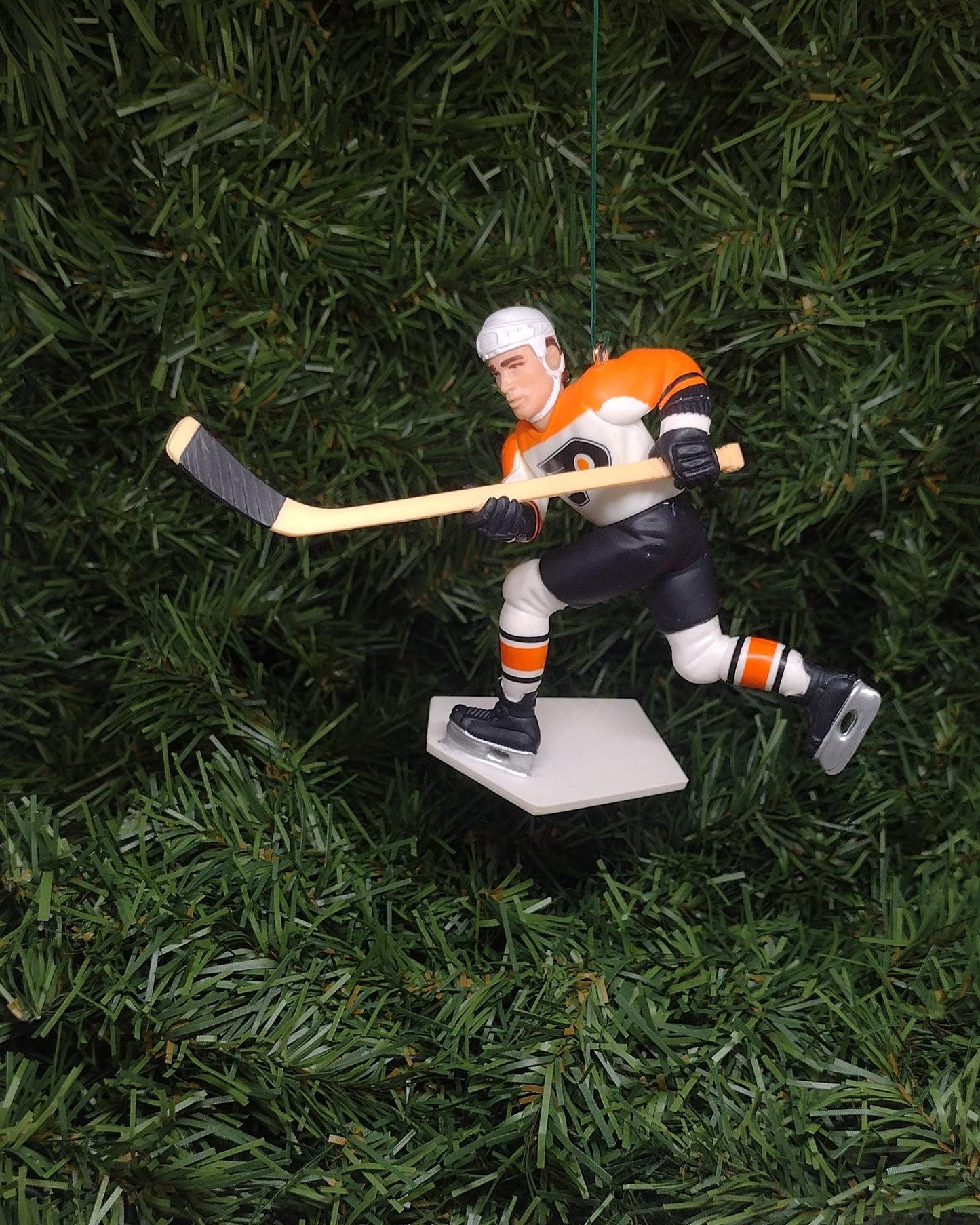 PHILADELPHIA FLYERS Christmas tree ornaments Eric Lindros/Ron Hextall/John LeClair/John Vanbiesbrouck xmas NHL hockey figures