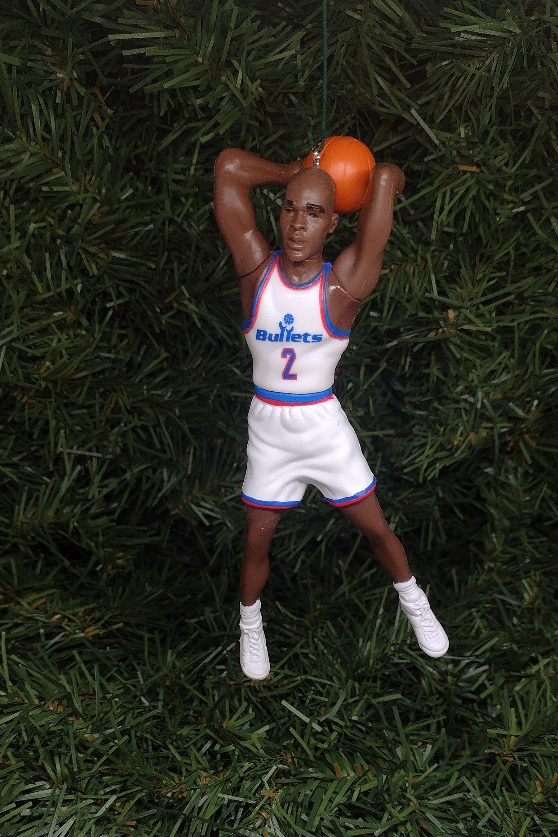 WASHINGTON BULLETS Ornaments Christmas Tree Decoration Chris Webber Juwan Howard Tom Gugliotta Calbert Cheaney NBA Unique Gift Idea