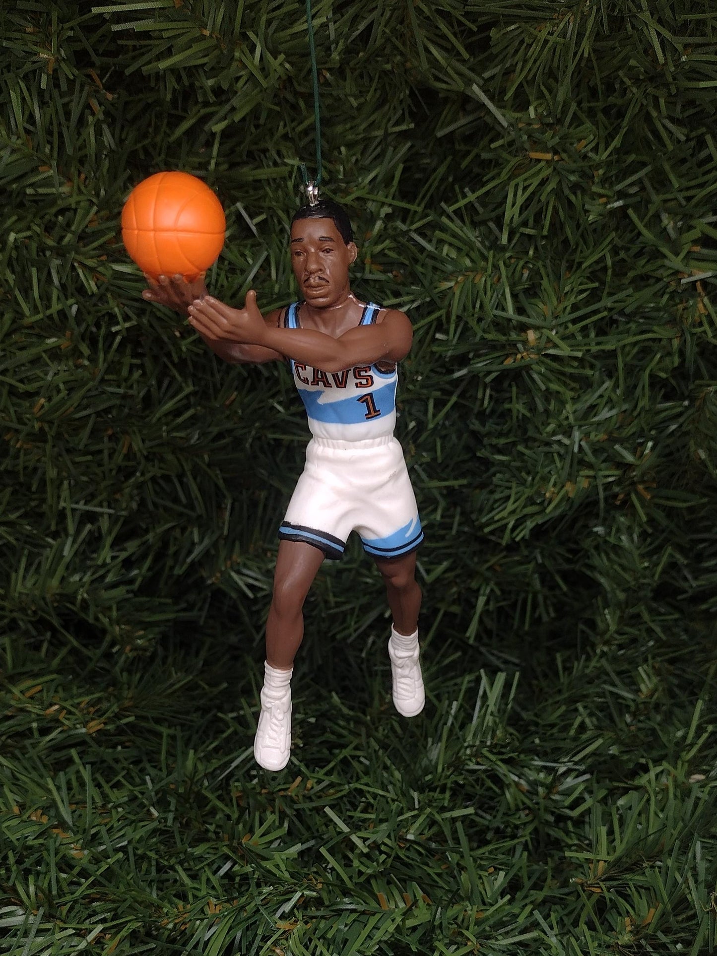 CLEVELAND CAVALIERS Christmas tree ornaments Mark Price/Brad Daugherty/Tyrone Hill xmas NBA basketball figure unique gift