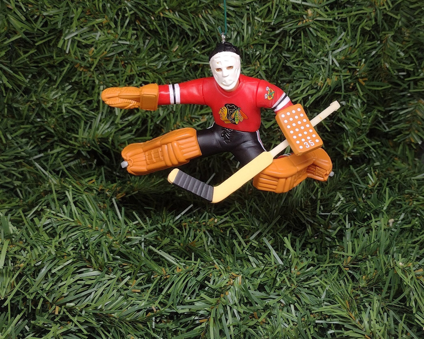 Tony Esposito CHICAGO BLACKHAWKS ornament Christmas tree decoration NHL hockey figure unique gift idea