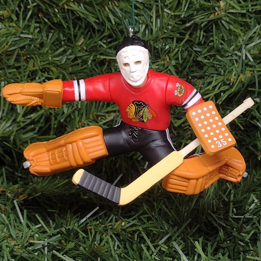 Tony Esposito CHICAGO BLACKHAWKS NHL Ornament Christmas Gift Hockey Figure