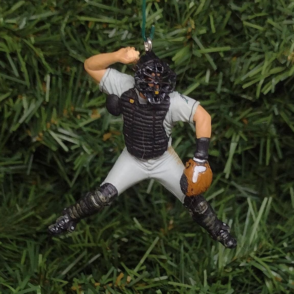 MIAMI/FLORIDA MARLINS Ornament Christmas Tree Decoration Ivan "Pudge" Rodriguez unique Xmas Gift Idea