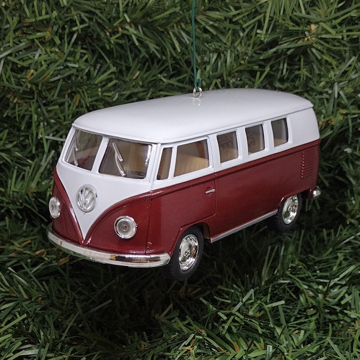 1962 VW Bus Ornament Christmas Tree Decoration Fun Automotive Gift For Car Enthusiast Volkswagen Unique Xmas Idea