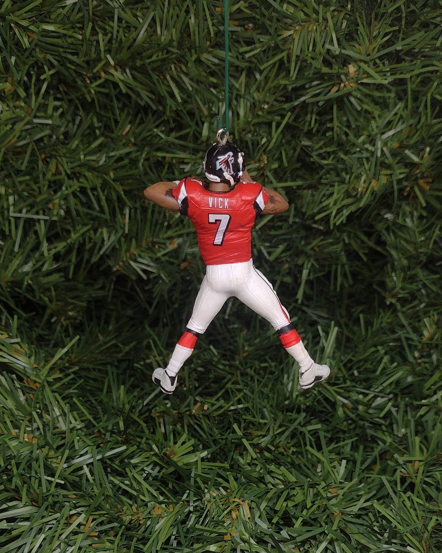 ATLANTA FALCONS Ornament Michael Vick Christmas Tree Decoration NFL Football Unique Xmas Gift Idea