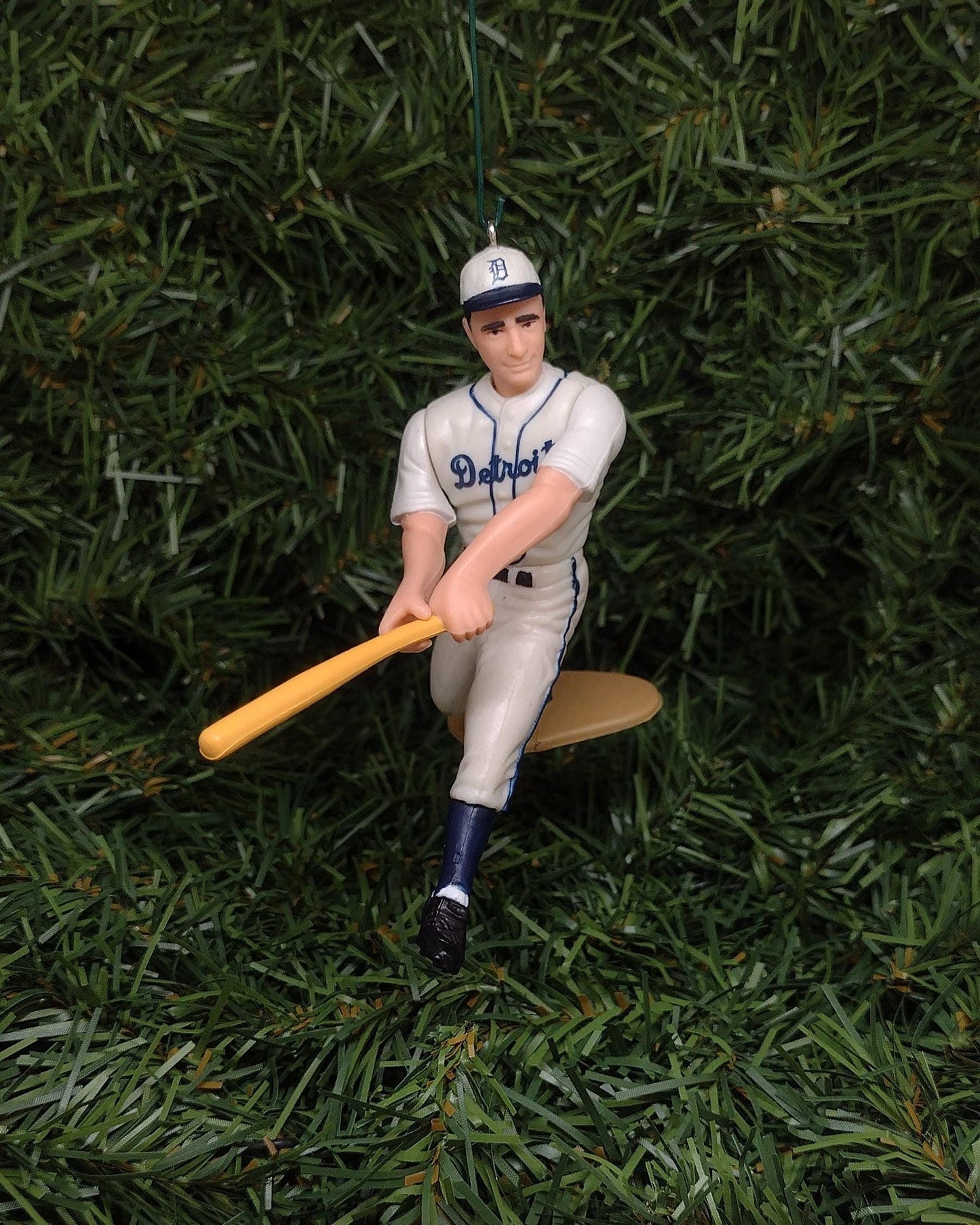 Hank Greenberg DETROIT TIGERS Christmas tree ornament MLB baseball xmas figure unique gift idea