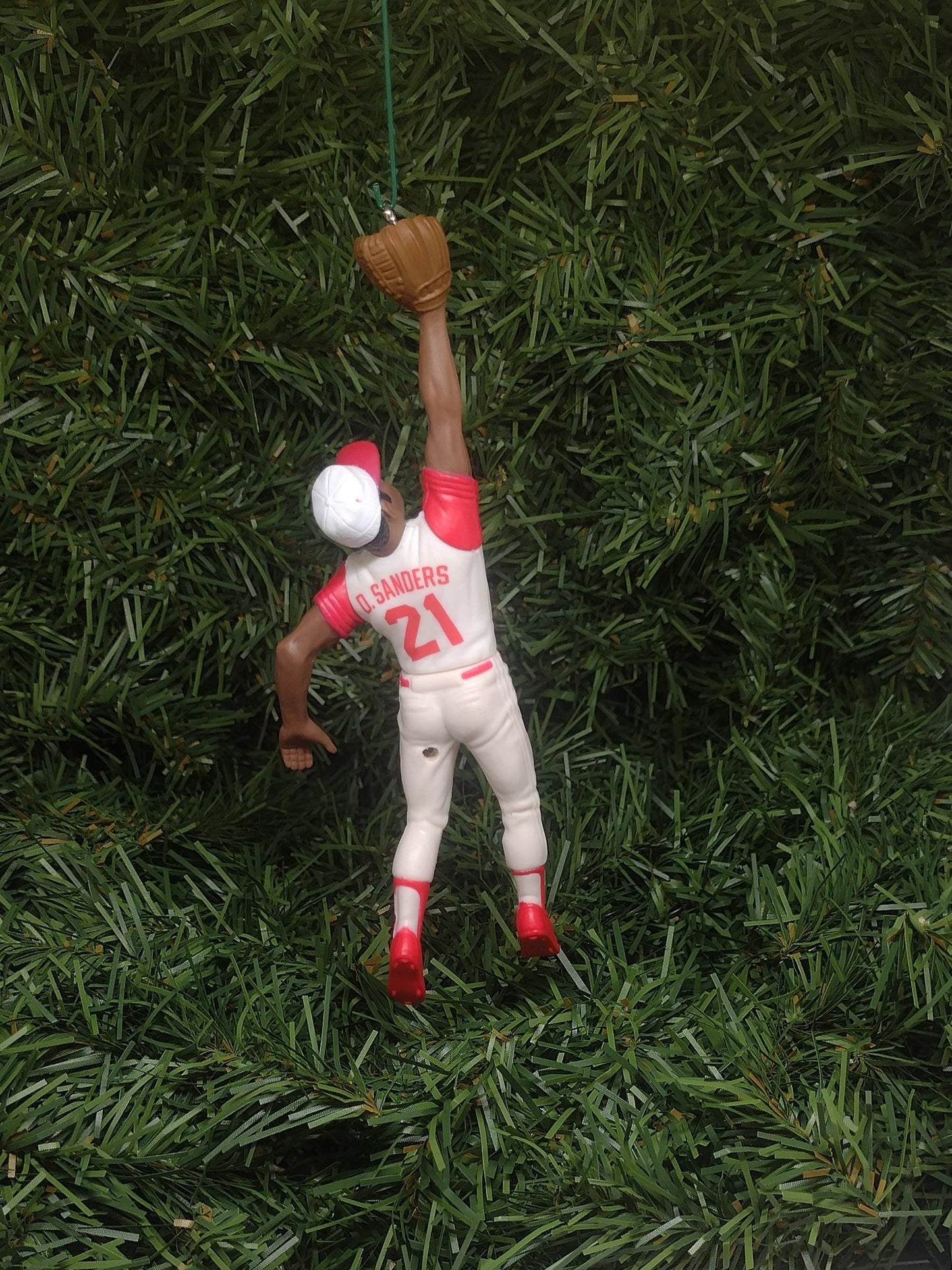 Deion Sanders CINCINNATI REDS Christmas Ornament Unique Xmas Tree Decoration Gift Idea MLB Baseball