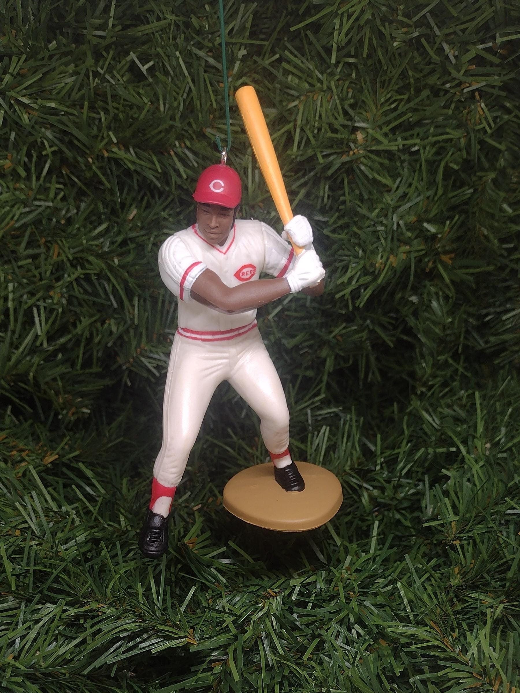 Cincinnati Reds Ornament Joe Morgan Christmas Gift Idea MLB baseball Figure Unique Xmas Tree Decoration