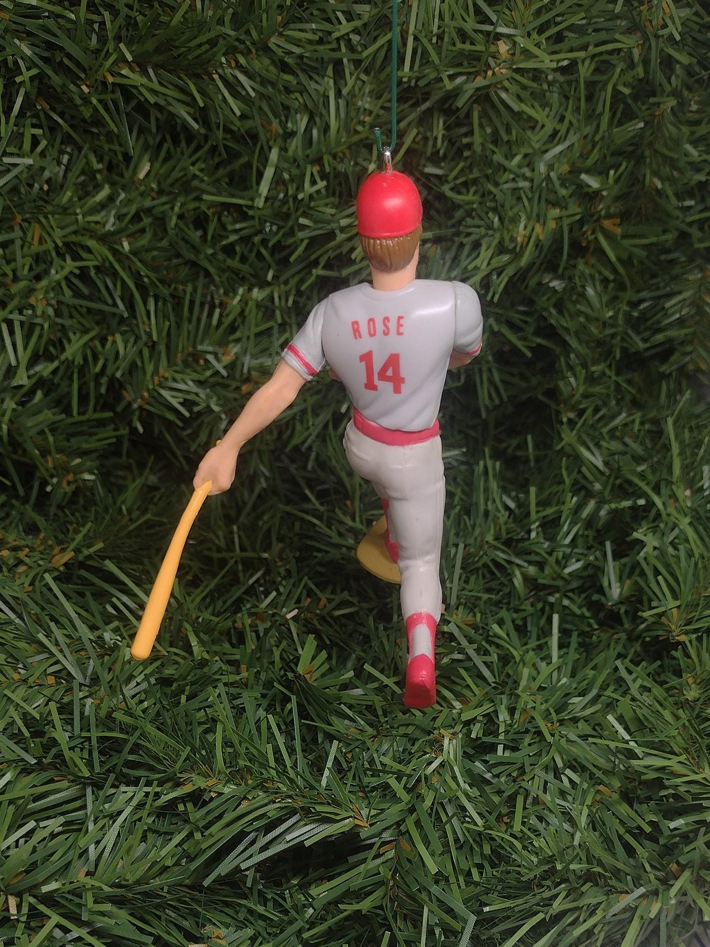 Pete Rose "Charlie Hustle" CINCINNATI REDS Christmas tree ornament MLB baseball xmas figure unique gift