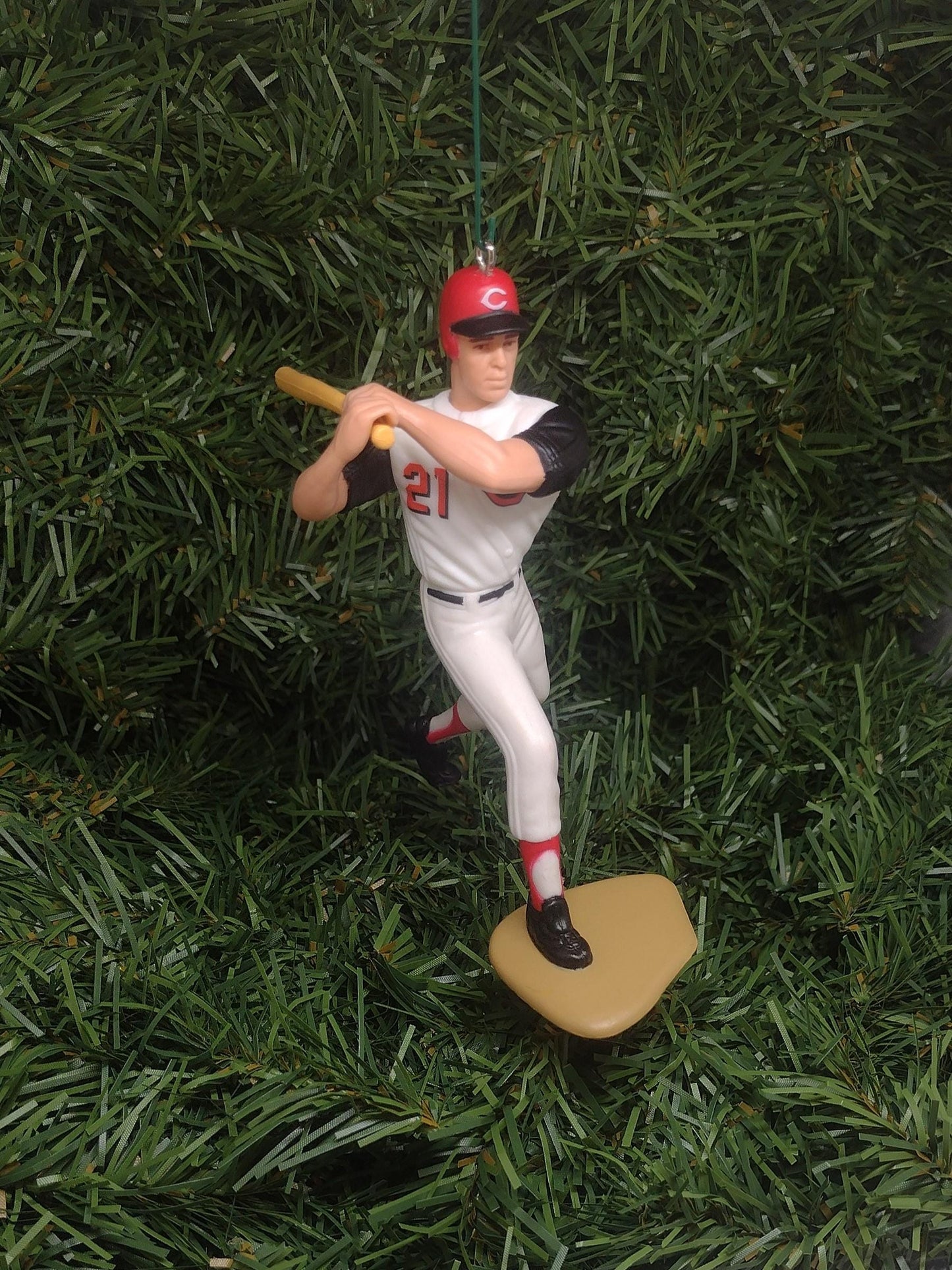 CINCINNATI REDS Christmas Ornaments Chris Sabo Sean Casey Scott Williamson Unique Gift Idea MLB Baseball Figures Unique Xmas Tree Decoration