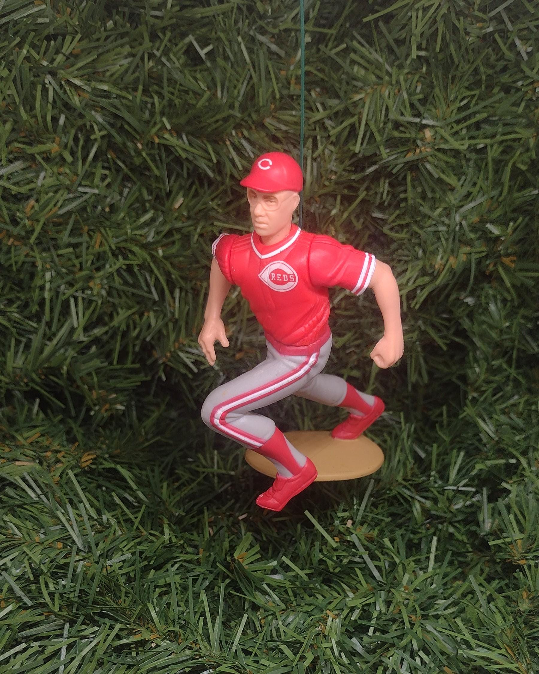 CINCINNATI REDS Christmas Ornaments Chris Sabo Sean Casey Scott Williamson Unique Gift Idea MLB Baseball Figures Unique Xmas Tree Decoration