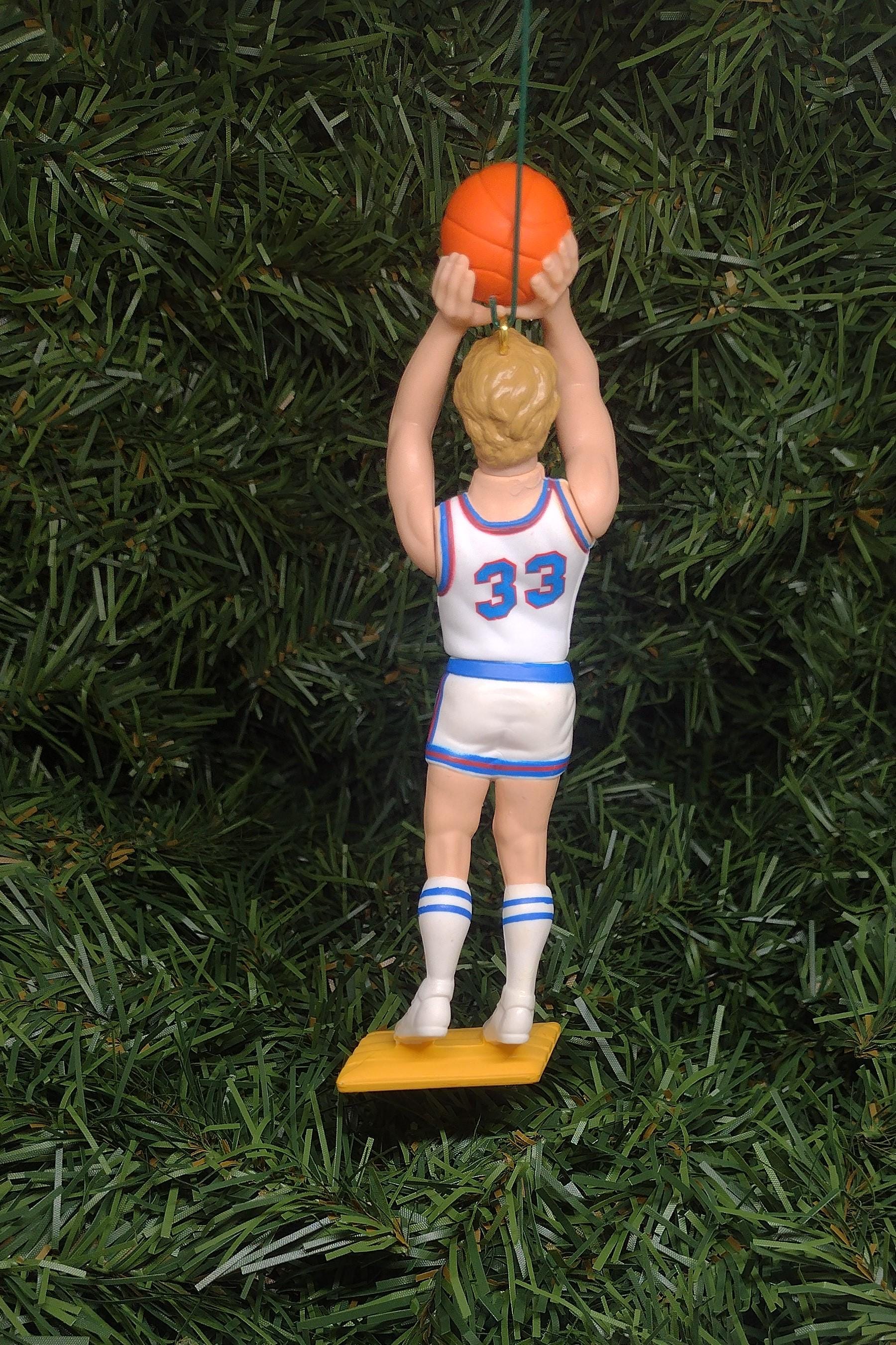 INDIANA STATE SYCAMORES Christmas ornament Larry Bird xmas tree ncaa basketball figure unique gift idea Sycamore ornaments