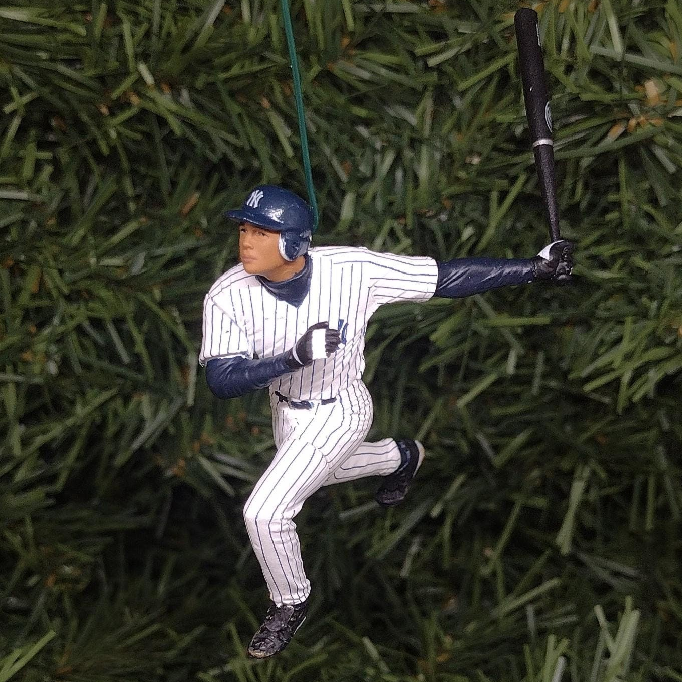 New York Yankee Ornament Alex Rodriguez Christmas Gift Idea MLB Baseball Figure Xmas Tree Decoration