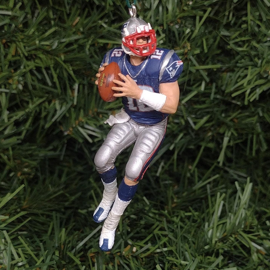 Tom Brady NEW ENGLAND PATRIOTS Christmas Ornament Xmas Tree NFL Football Unique Gift
