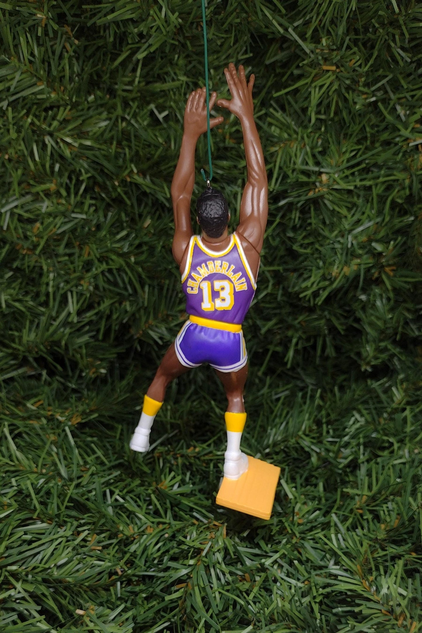 Wilt Chamberlain LOS ANGELES LAKERS Ornament nba basketball Christmas tree decoration Unique gift idea