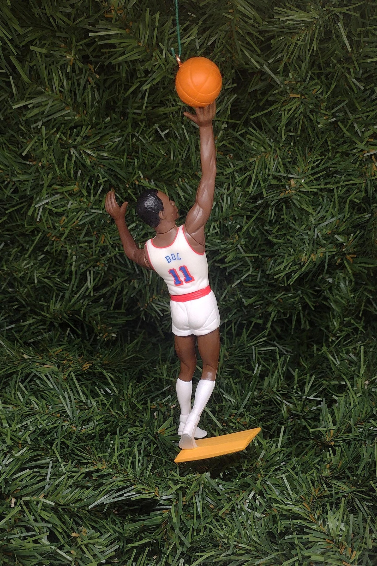 PHILADELPHIA 76ERS Christmas Ornaments Charles Barkley/Allen Iverson/Julius Erving/Manute Bol Xmas Sixers NBA basketball Unique Gift Idea