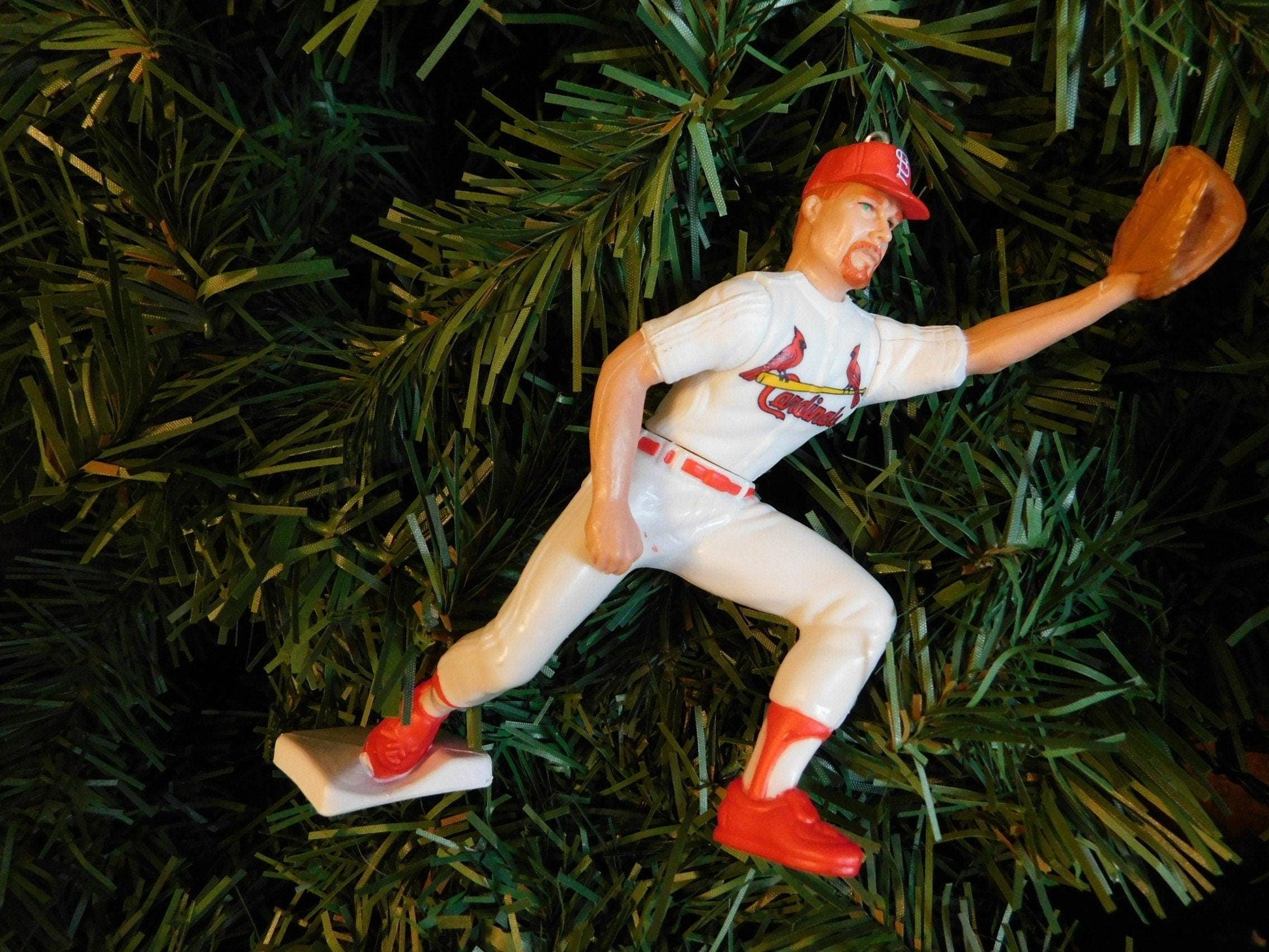 SAINT LOUIS CARDINALS Ornaments Christmas Tree Decoration Mark McGwire Todd Worrell Unique Xmas Gift Idea Mlb Baseball figure