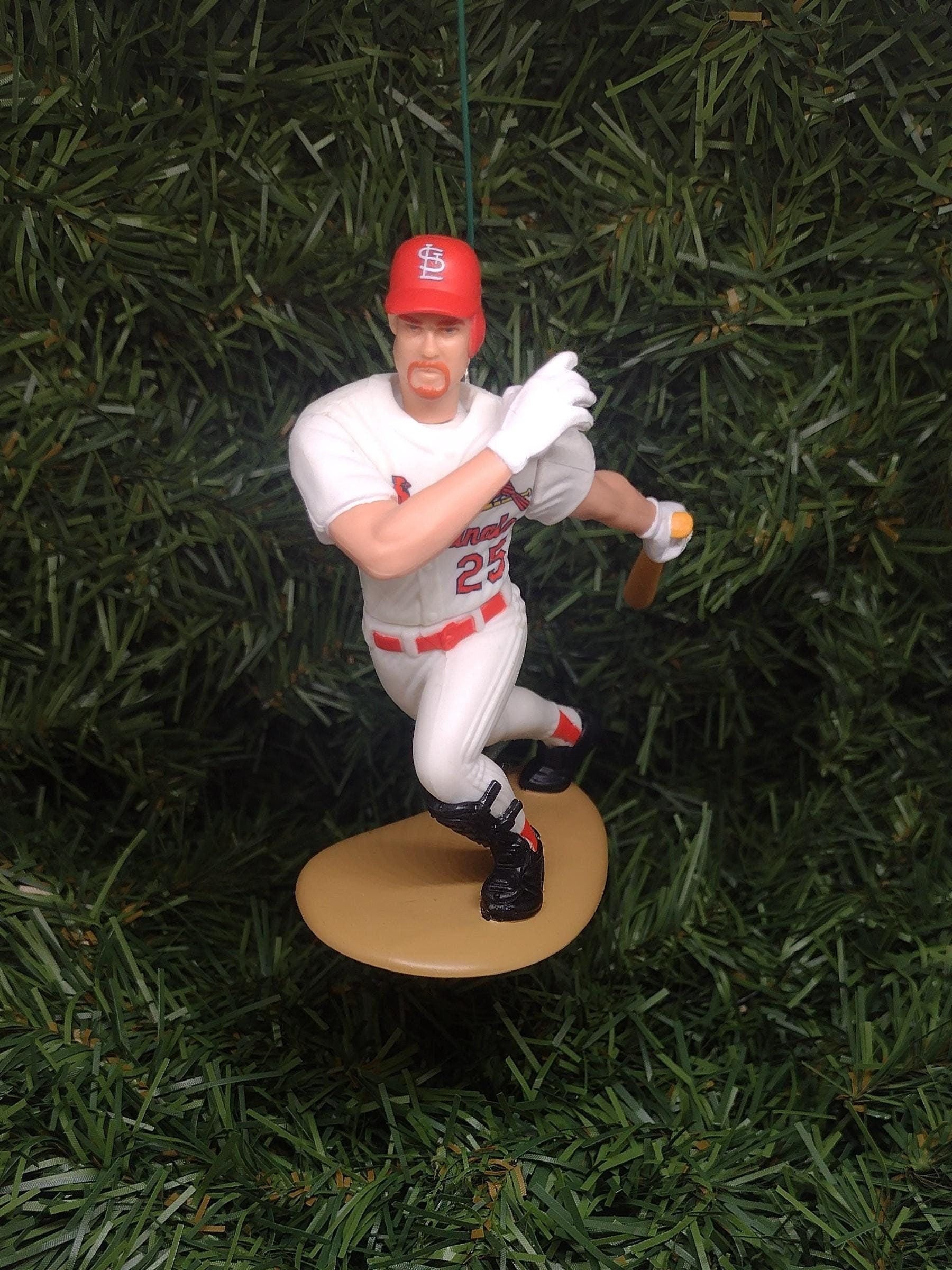 SAINT LOUIS CARDINALS Ornaments Christmas Tree Decoration Mark McGwire Todd Worrell Unique Xmas Gift Idea Mlb Baseball figure