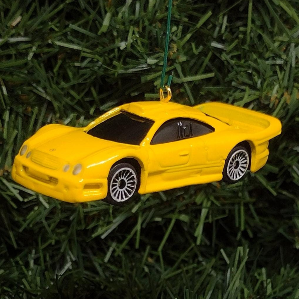 Mercedes Benz Ornament CLK-GTR Christmas Tree Decoration Unique Xmas Gift Idea GT1 Race Car