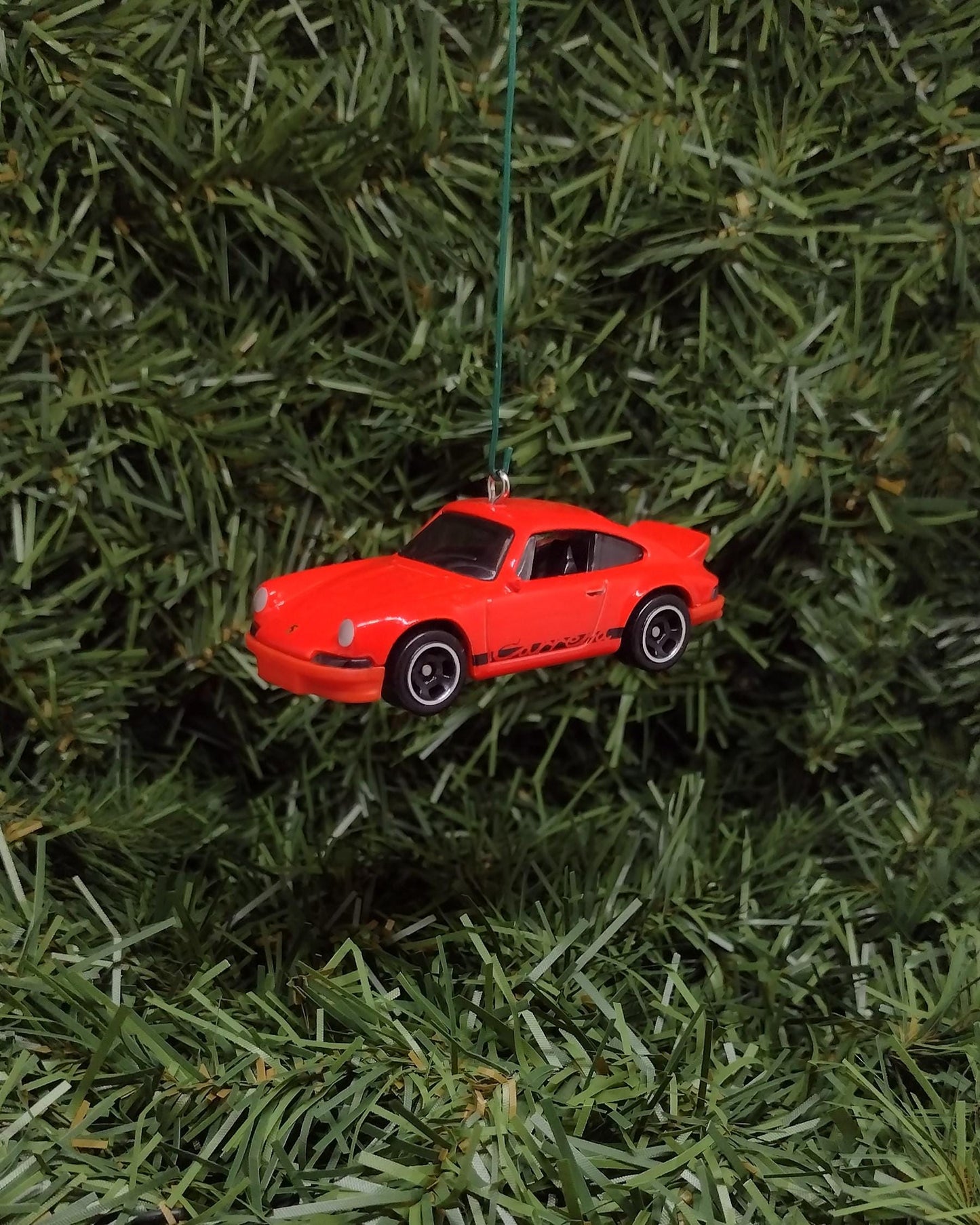 PORSCHE 911 Carrera RS 2.7 Ornament Christmas Tree Decoration Unique Gift Idea Red