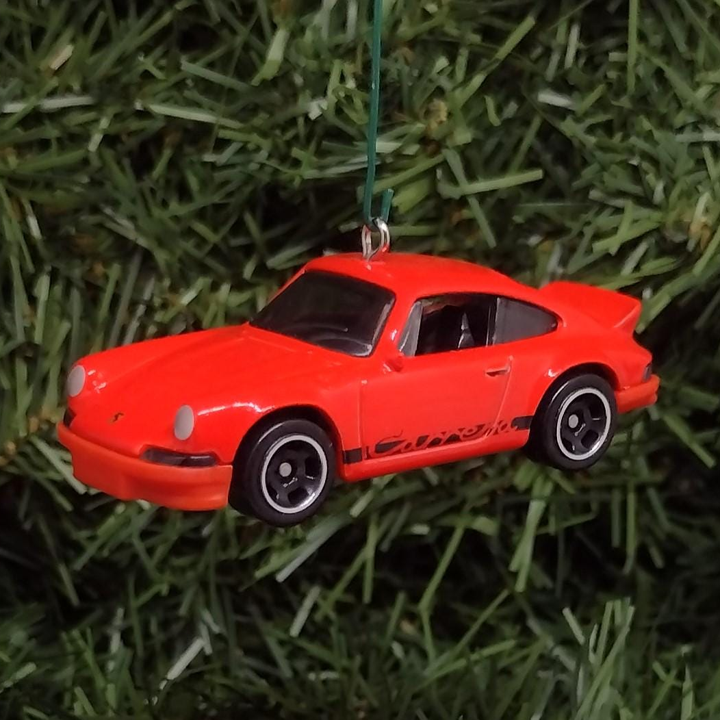 PORSCHE 911 Carrera RS 2.7 Ornament Christmas Tree Decoration Unique Gift Idea Red