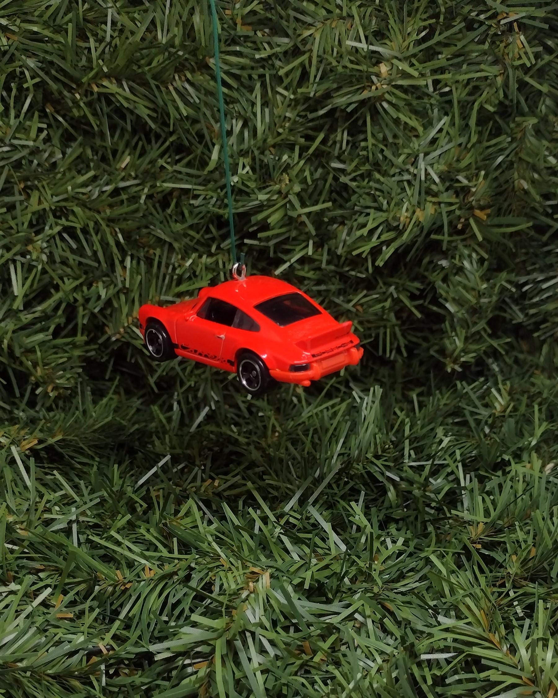 PORSCHE 911 Carrera RS 2.7 Ornament Christmas Tree Decoration Unique Gift Idea Red