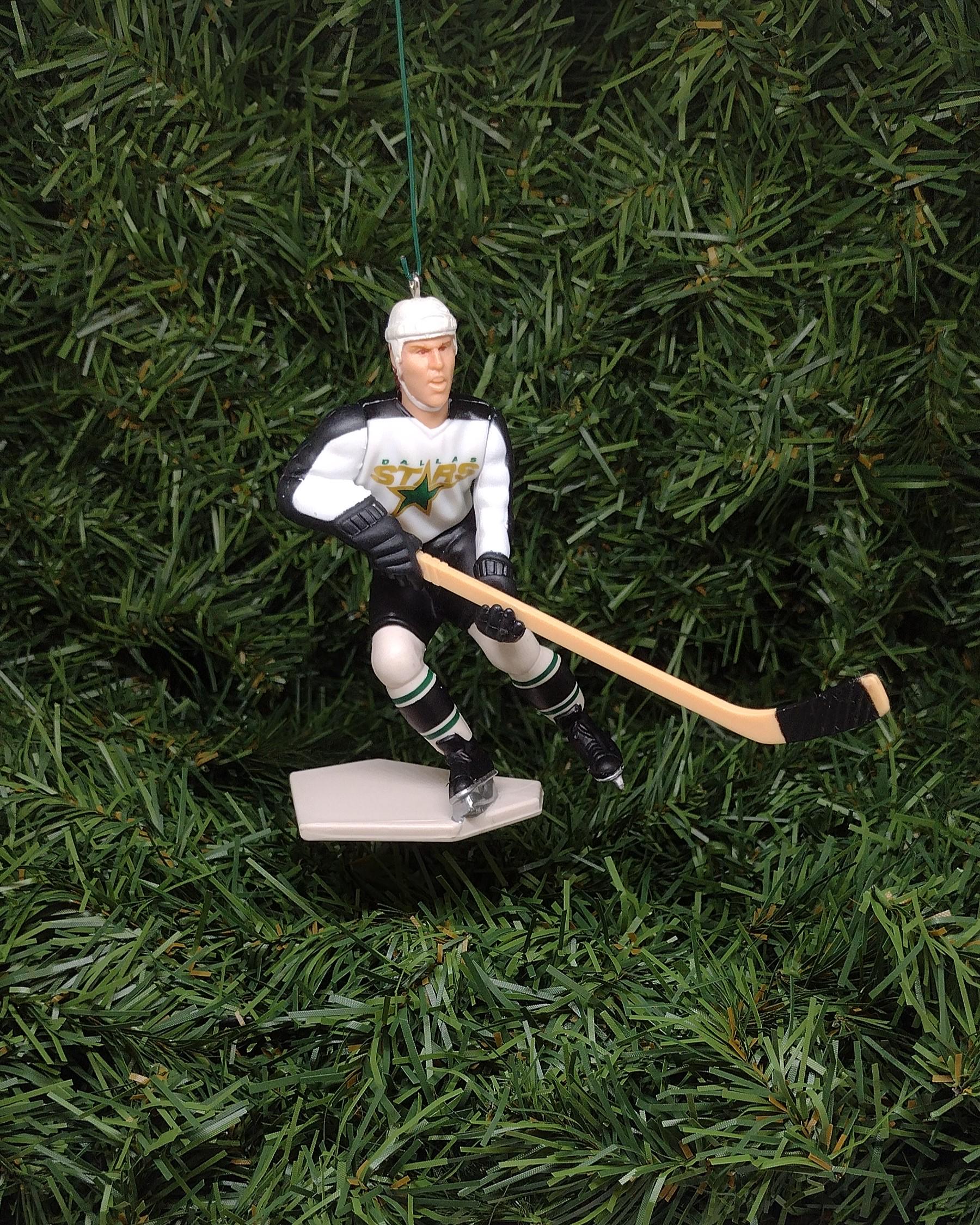 DALLAS STARS Christmas tree ornament Ed Belfour/Mike Modano xmas nhl hockey figure unique gift idea