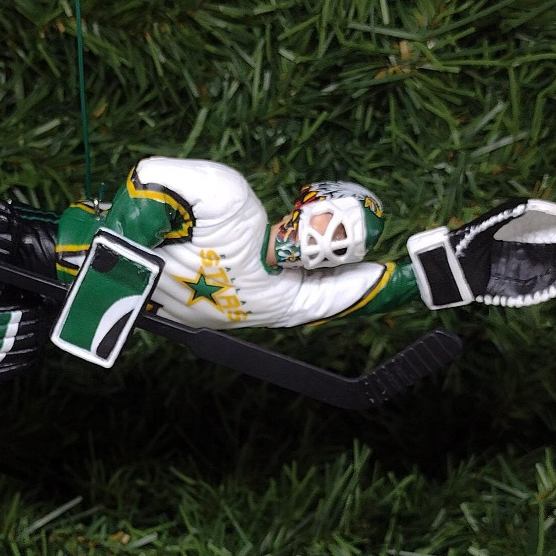 DALLAS STARS Christmas tree ornament Ed Belfour/Mike Modano xmas nhl hockey figure unique gift idea