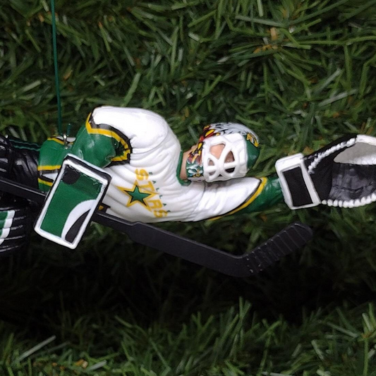 DALLAS STARS NHL Christmas Ornament Ed Belfour/Mike Modano Hockey Figure Gift