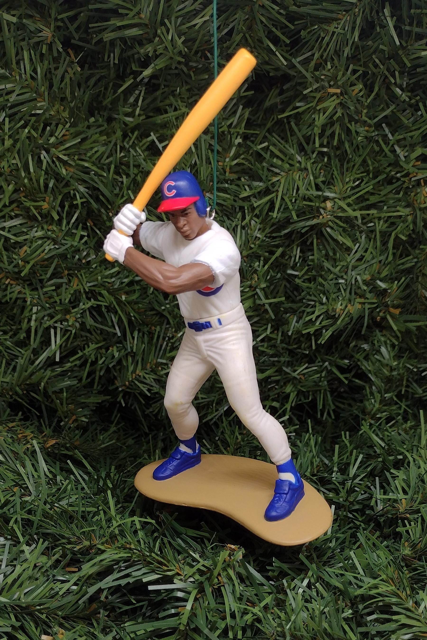 CHICAGO CUBS Christmas Ornaments Sammy Sosa Unique Gift Idea MLB Baseball Figure Xmas Tree Decoration