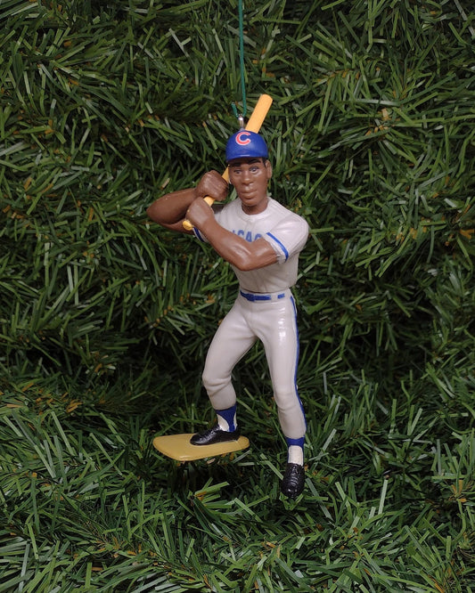 CHICAGO CUBS Christmas Ornaments Ernie Banks Andre Dawson Jody Davis Dunston BerryHill Unique Gift Idea Xmas Tree Decoration