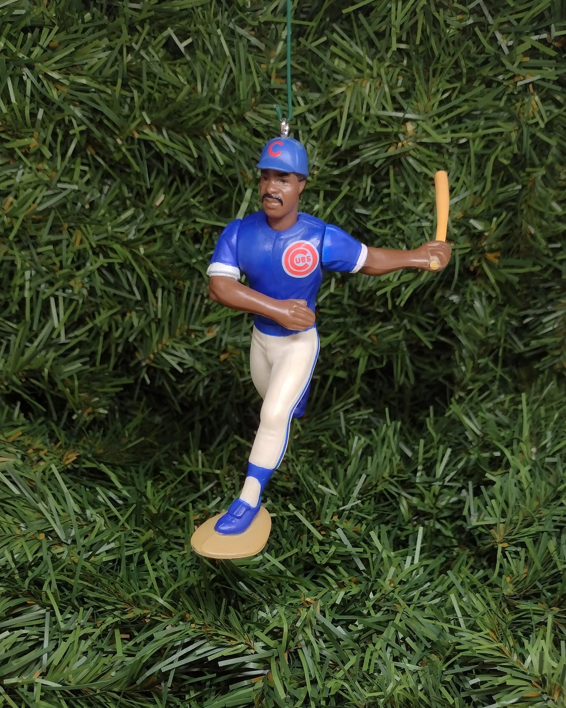 CHICAGO CUBS Christmas Ornaments Billy Williams Mark Grace Kerry Wood Andre Dawson Durham BerryHill Unique Gift Idea Xmas Tree Decoration