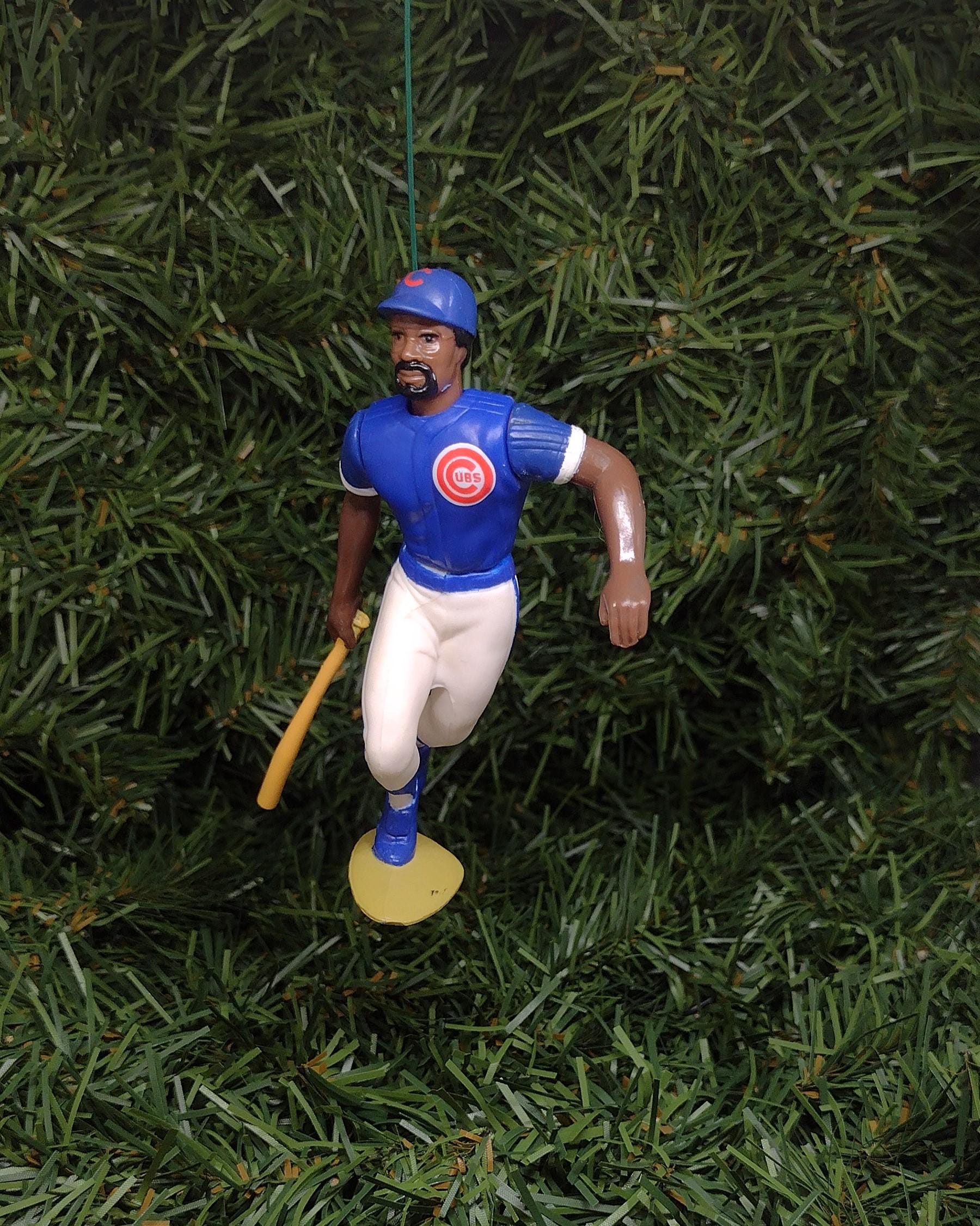 CHICAGO CUBS Christmas Ornaments Billy Williams Mark Grace Kerry Wood Andre Dawson Durham BerryHill Unique Gift Idea Xmas Tree Decoration