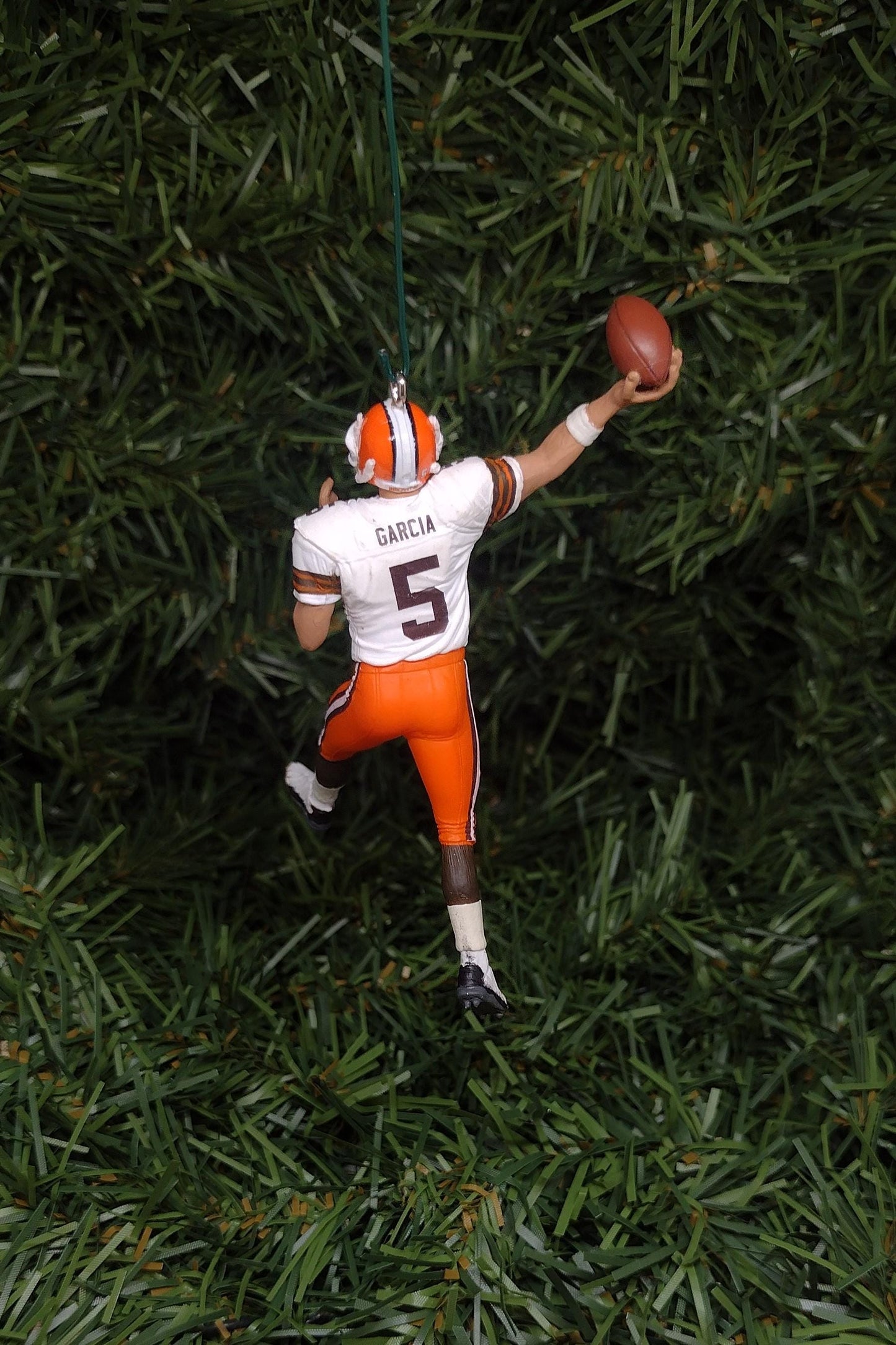 CLEVELAND BROWNS Ornament Jeff Garcia Christmas Tree Decoration Unique Xmas Gift Idea NFL football