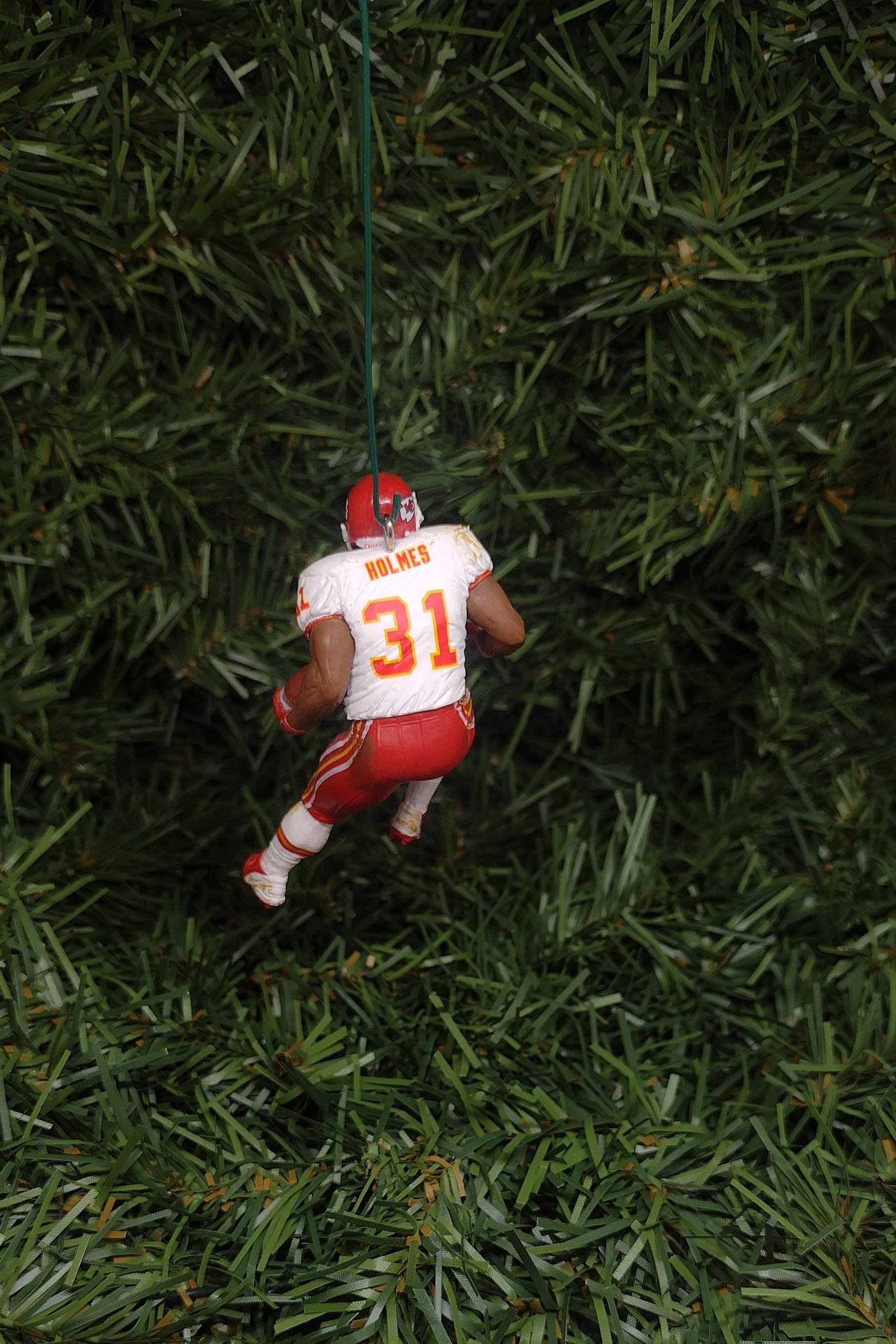 Priest Holmes KANSAS CITY CHIEFS ornament nfl football Christmas gift idea Xmas tree decoration