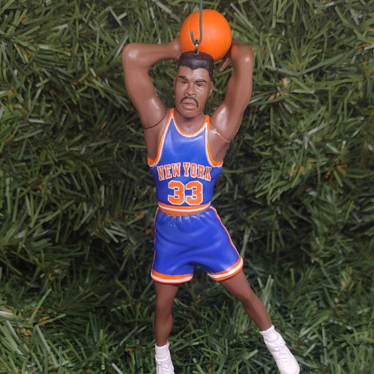Patrick Ewing NEW YORK KNICKS Christmas Ornament NBA Basketball Figure Unique Gift Idea