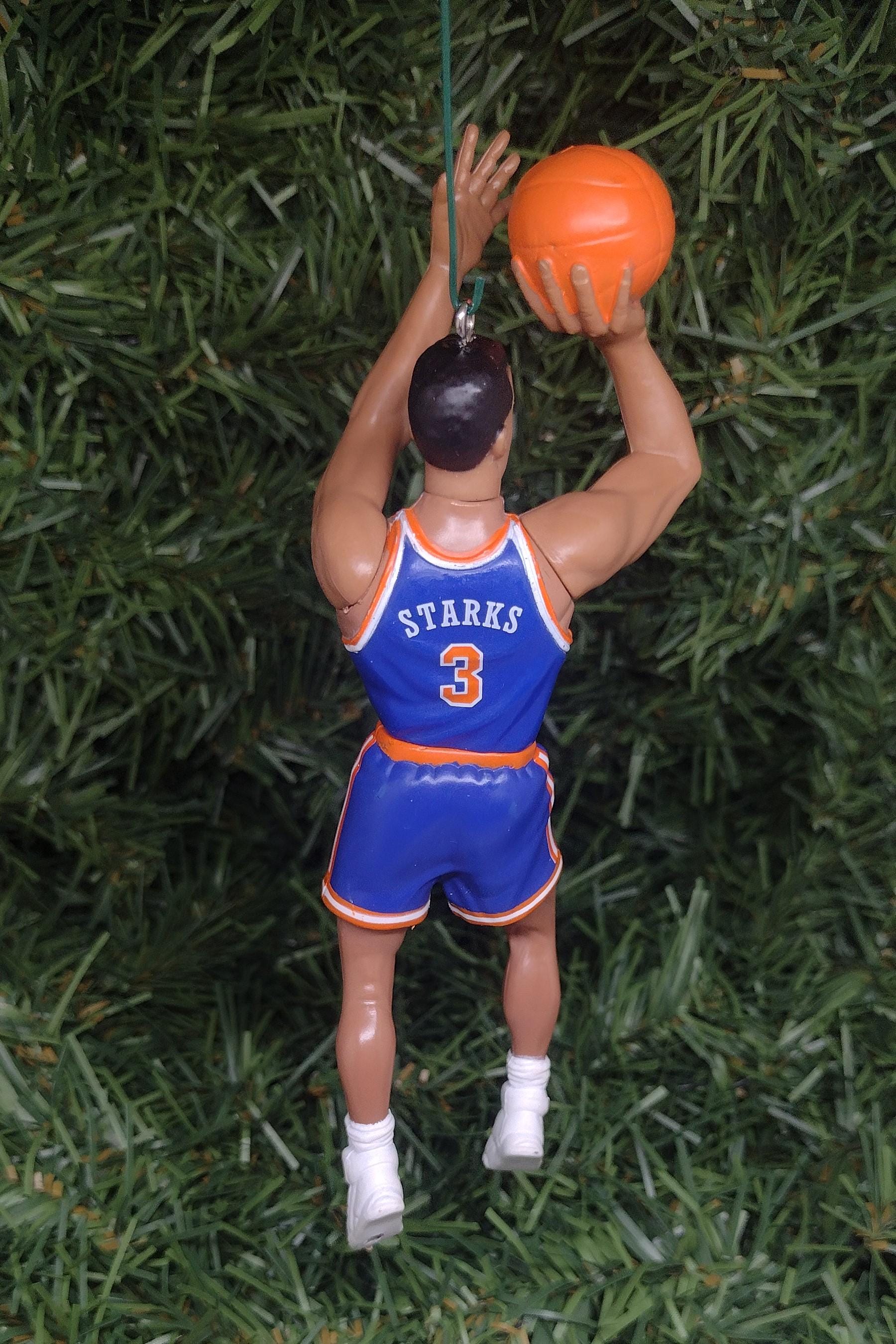 John Starks NEW YORK KNICKS Ornament Christmas tree decoration xmas nba basketball figure unique gift idea