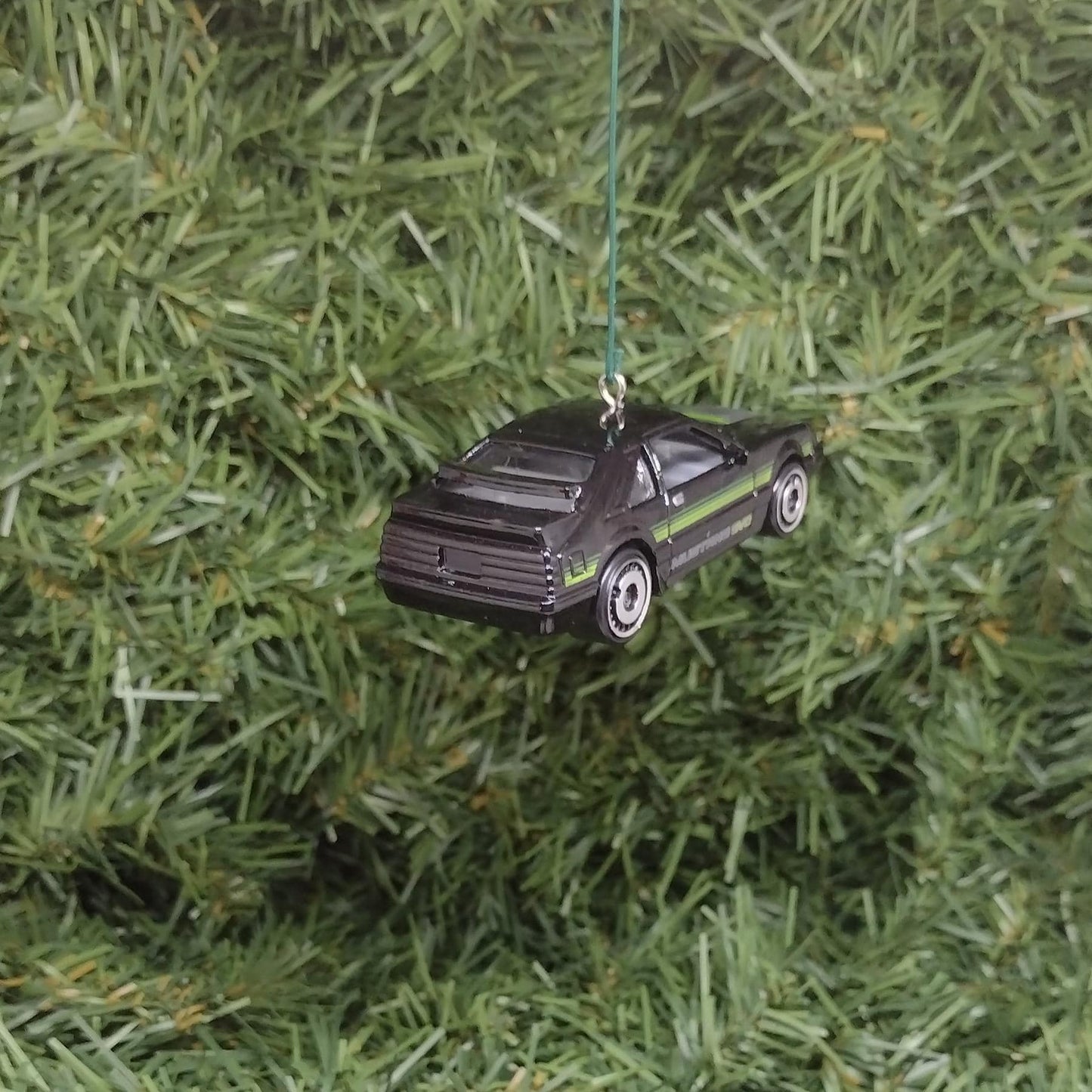 Ford Mustang 1984 SVO Christmas Ornament Unique Xmas Tree Decoration Gift Idea Black 1985 1986