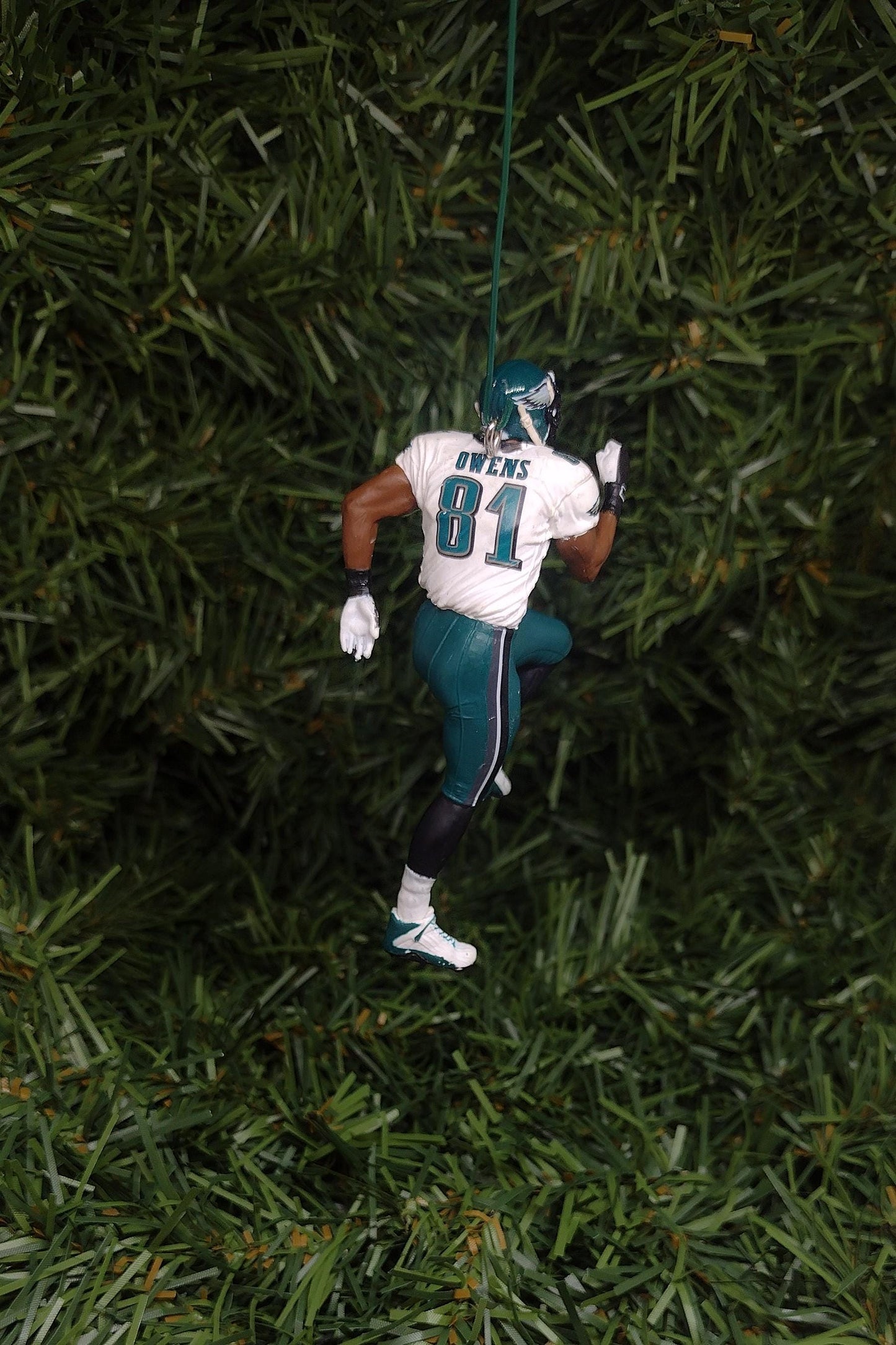 PHILADELPHIA EAGLES Ornament Christmas Gift Idea Terrell Owens Unique Xmas Tree Decoration NFL Football